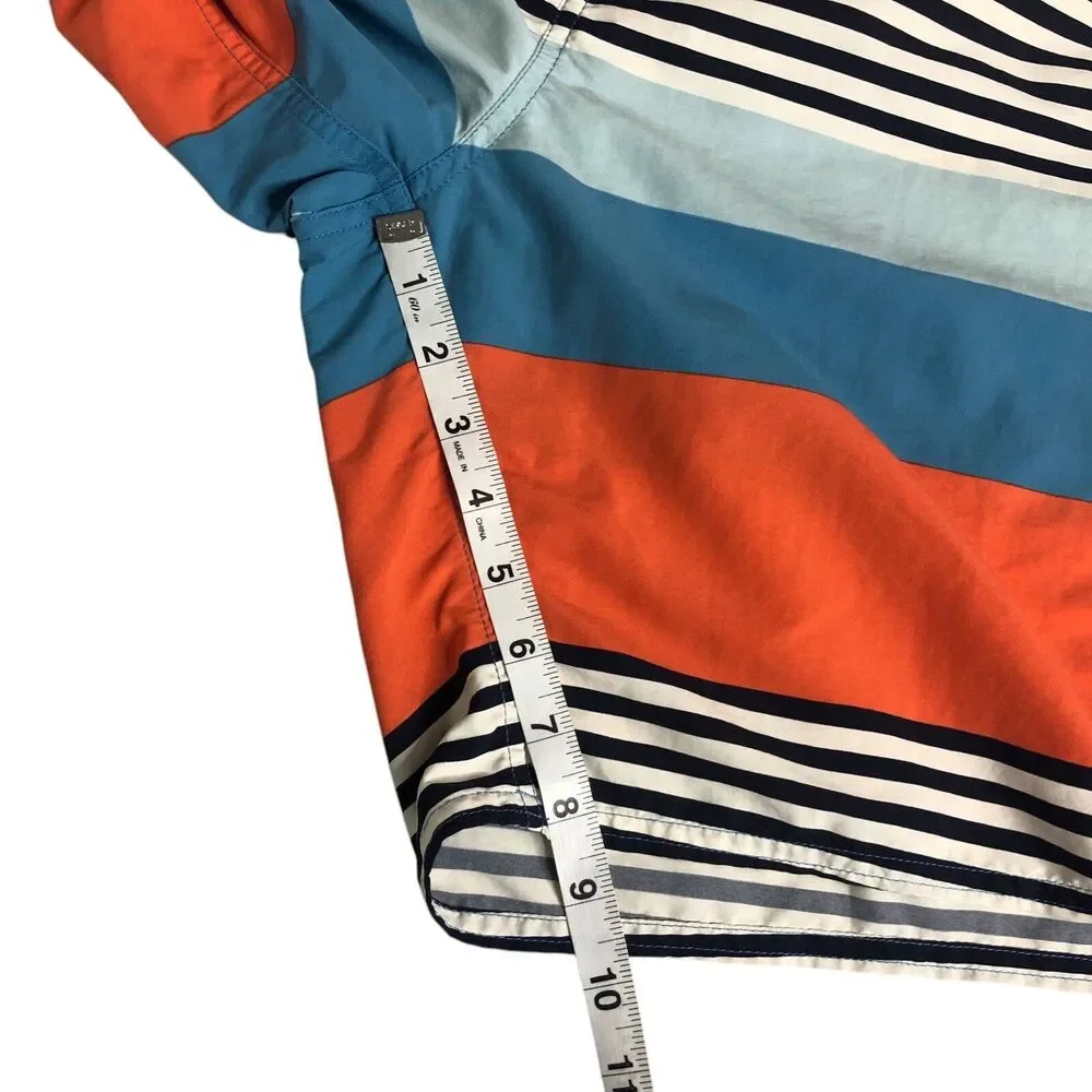 Patagonia‎ Wavefarer Board Shorts Mens 36 Fitz Stripe Catalyst Blue Swim Trunks